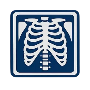 chest X-ray ribcage radiology icon