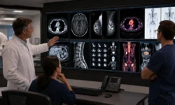 Modality Expansion and Radiology Coverage Planning Radiology director and imaging team reviewing multiple modalities as coverage planning becomes more complex